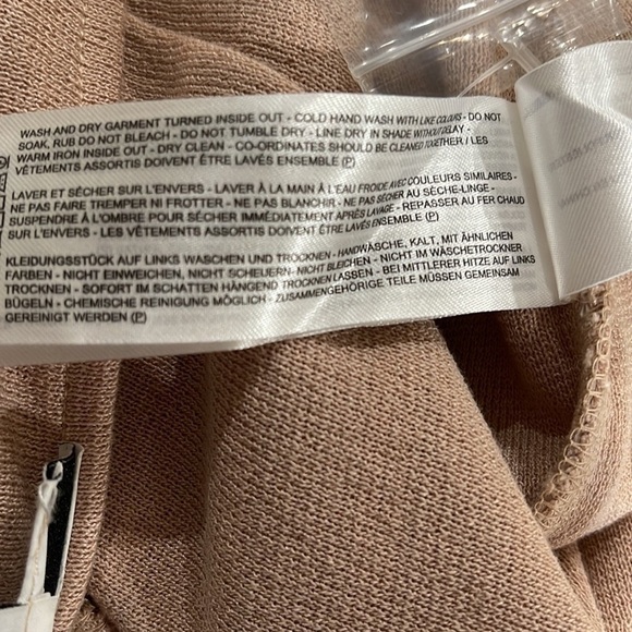 NWT C/MEO COLLECTIVE Wide Leg Knit Pants SZ S - Picture 5 of 7